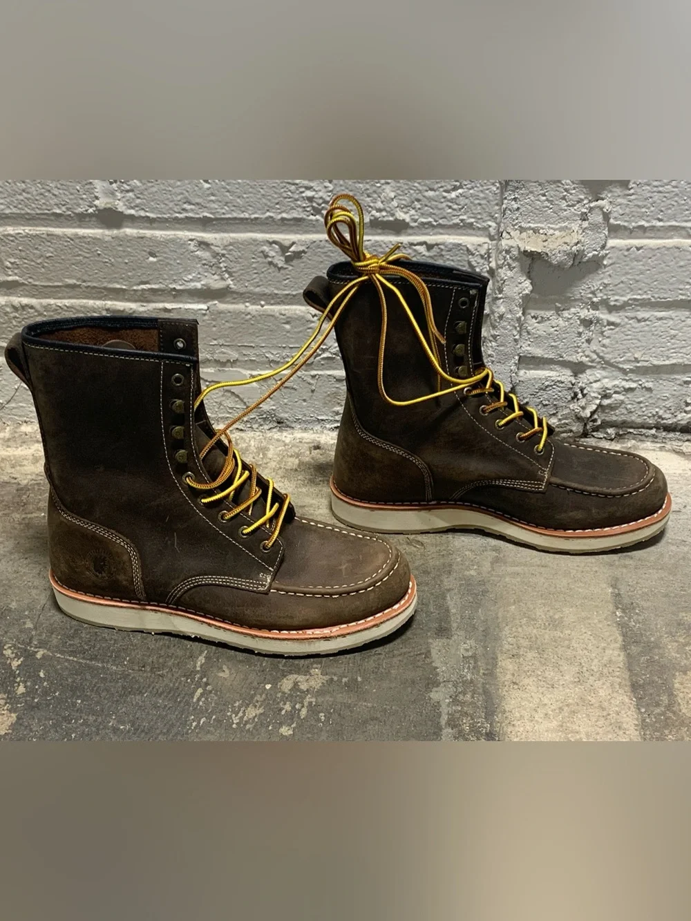 NWOB Rock Rooster Mantua 8” MENS Soft Toe Work Boots - 11.5 MENS - Picture 15 of 16